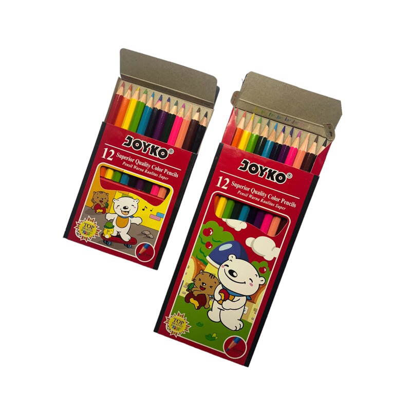 

Pensil Gambar Warna Color Pencil Joyko 12 Warna Color Pendek