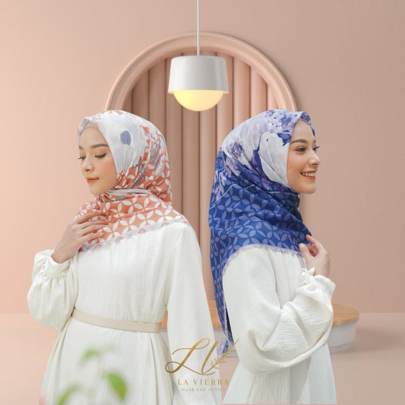La Vierra -  Astaria Series Hijab Segiempat Printing