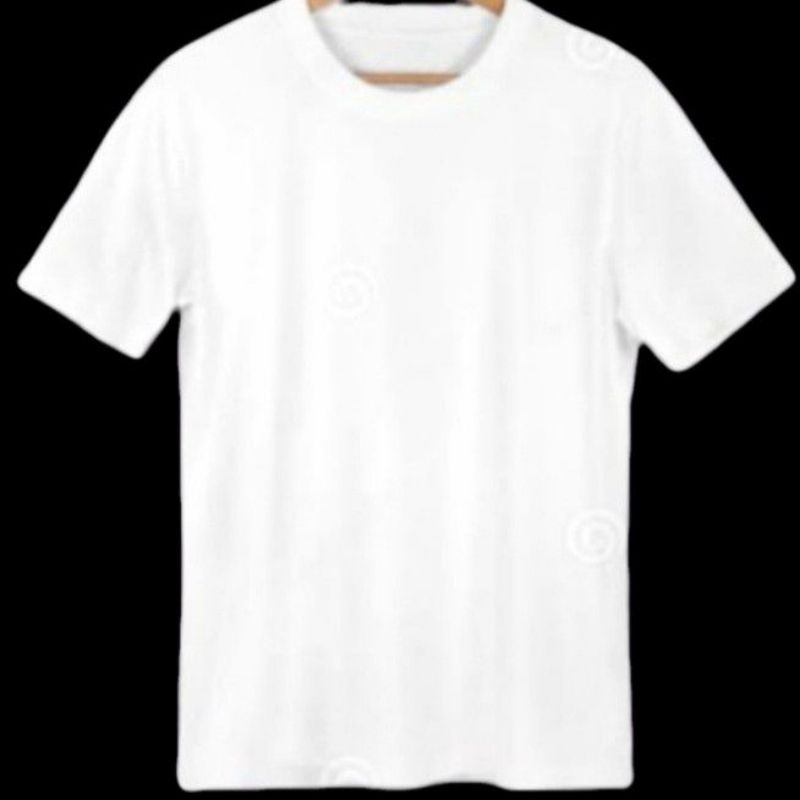 baju polos putih pria keren