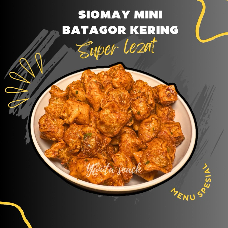 

Siomay Mini kering Batagor kering Pedas daun jeruk 500 gram