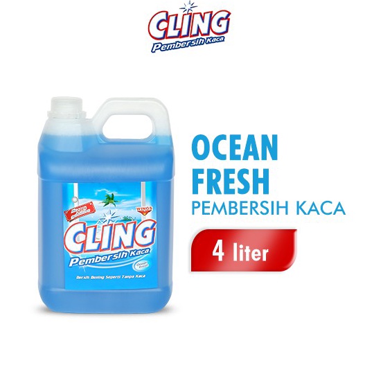 Terupdate Cling Biru Pembersih Kaca Jerigen 4 Liter