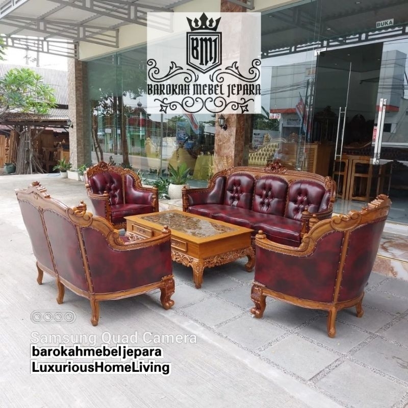 Kursi tamu sofa jati / kursi sofa / sofa tamu jati 3211