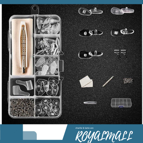 Baut Reparasi Kacamata Nose Pad Sunglasses Repair Screw / Baut Baud Skrup Sekrup Mur Obeng Pinset No