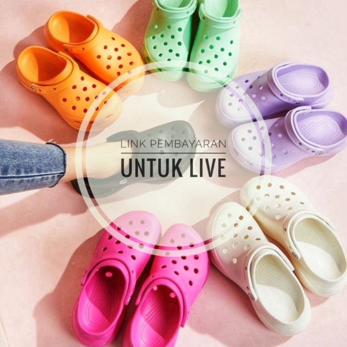 SALE SANDAL CROCS ANAK DAN DEWASA RIJEK PABRIK