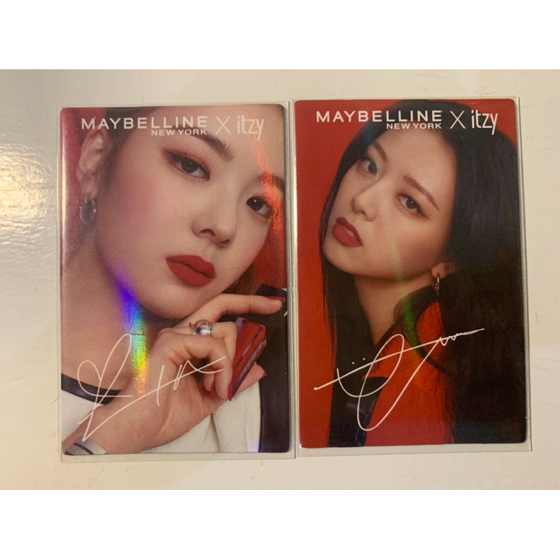 PHOTOCARD PC ITZY MAYBELLINE LIA YUNA