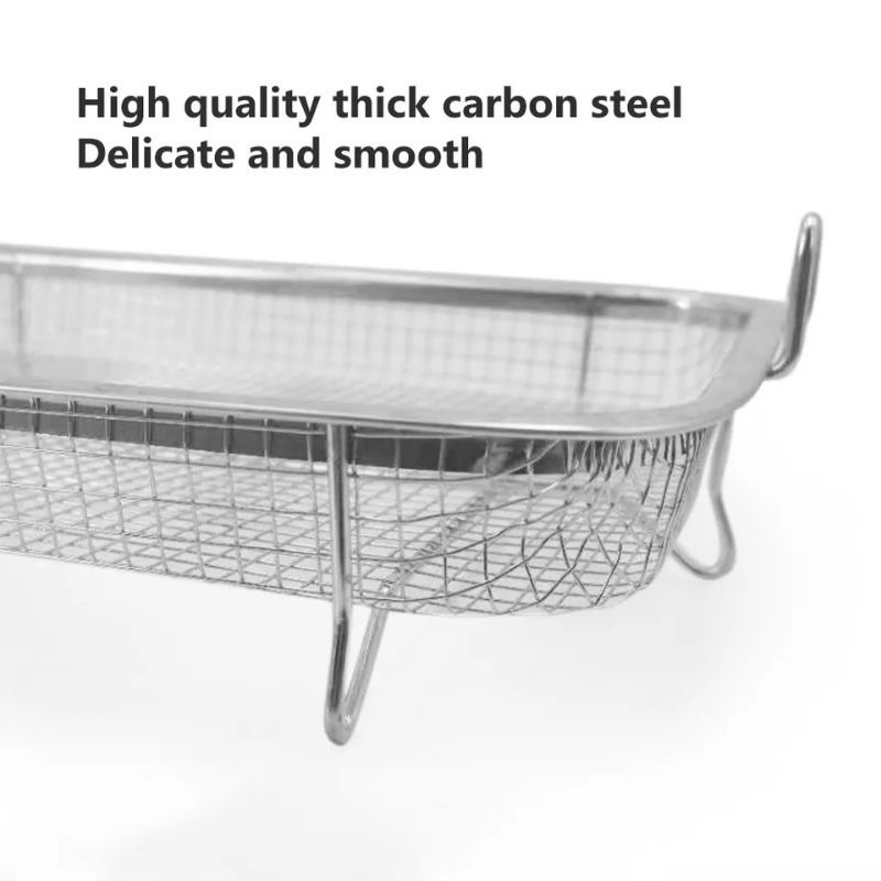 Tray Fika / Oven Tray Stainless Gold / Nampan Tirisan Minyak Gorengan / Nampan Peniris Minyak