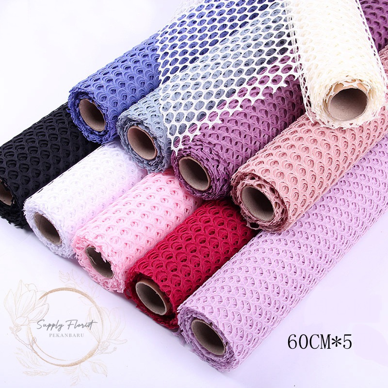 

SUPPLYFLORIST - KOREAN NET ROLL KERTAS BUNGA / KOREAN MESH JARING BULAT / KOREAN CIRCLE