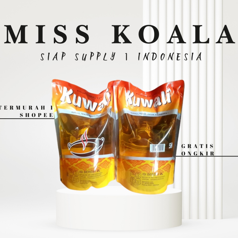 

Ready Stock MINYAK GORENG KELAPA SAWIT KUWALI UKURAN 2 LITER 8CC