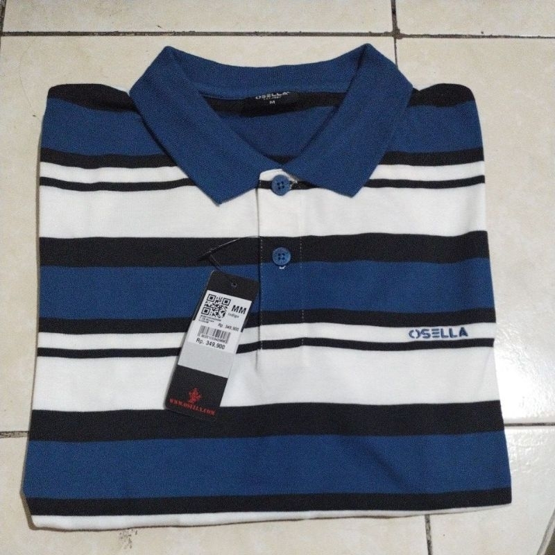 osella original pakaian pria polo shirt