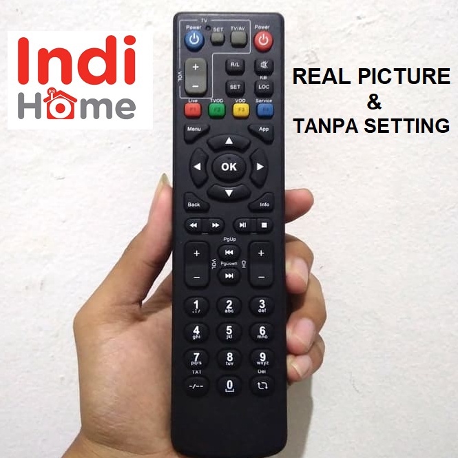 DBl Remot Remote Original Untuk TV Indihome Control USEE TVTELKOM SPEEDY ZTE STB