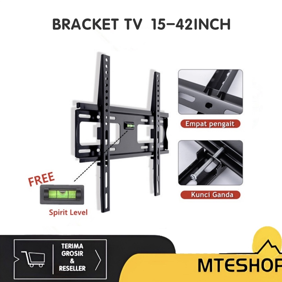 Ypb MTE Bracket TV LEDLCD 1542 inch  Breket TV  Braket TV