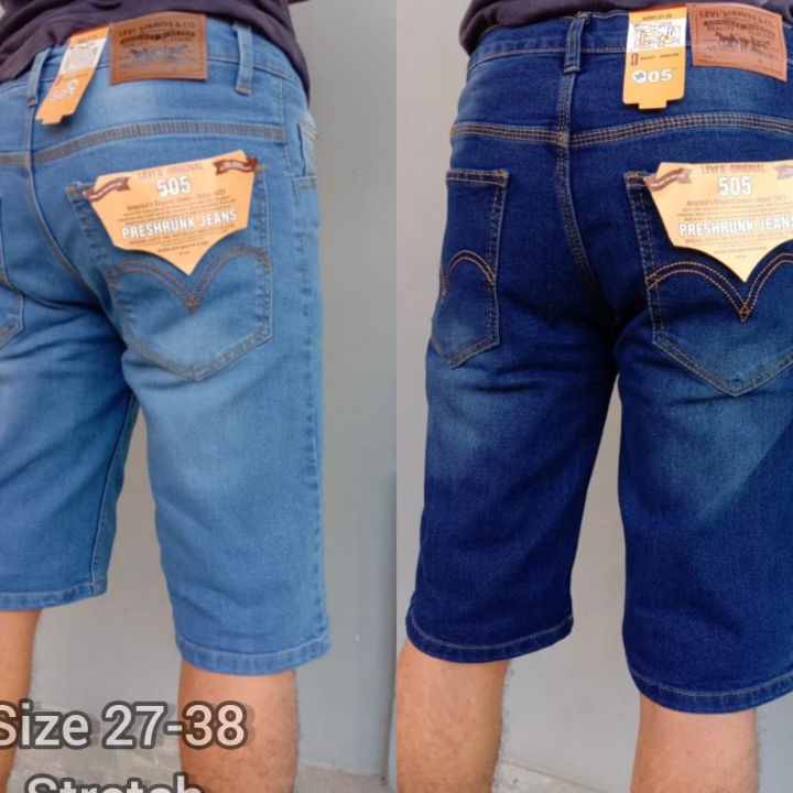 Ready CELANA PENDEK JEANS PRIA SIZE 2738 JEANS PENDEK COWOK JUMBO