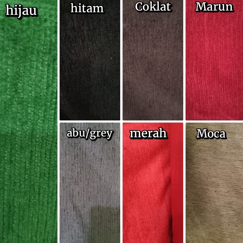 Momen lebaran Kain Sofa Chenille Polos Meteran  Kain Chenille Hikaron  Kain Kursi Jok Furniture sofa