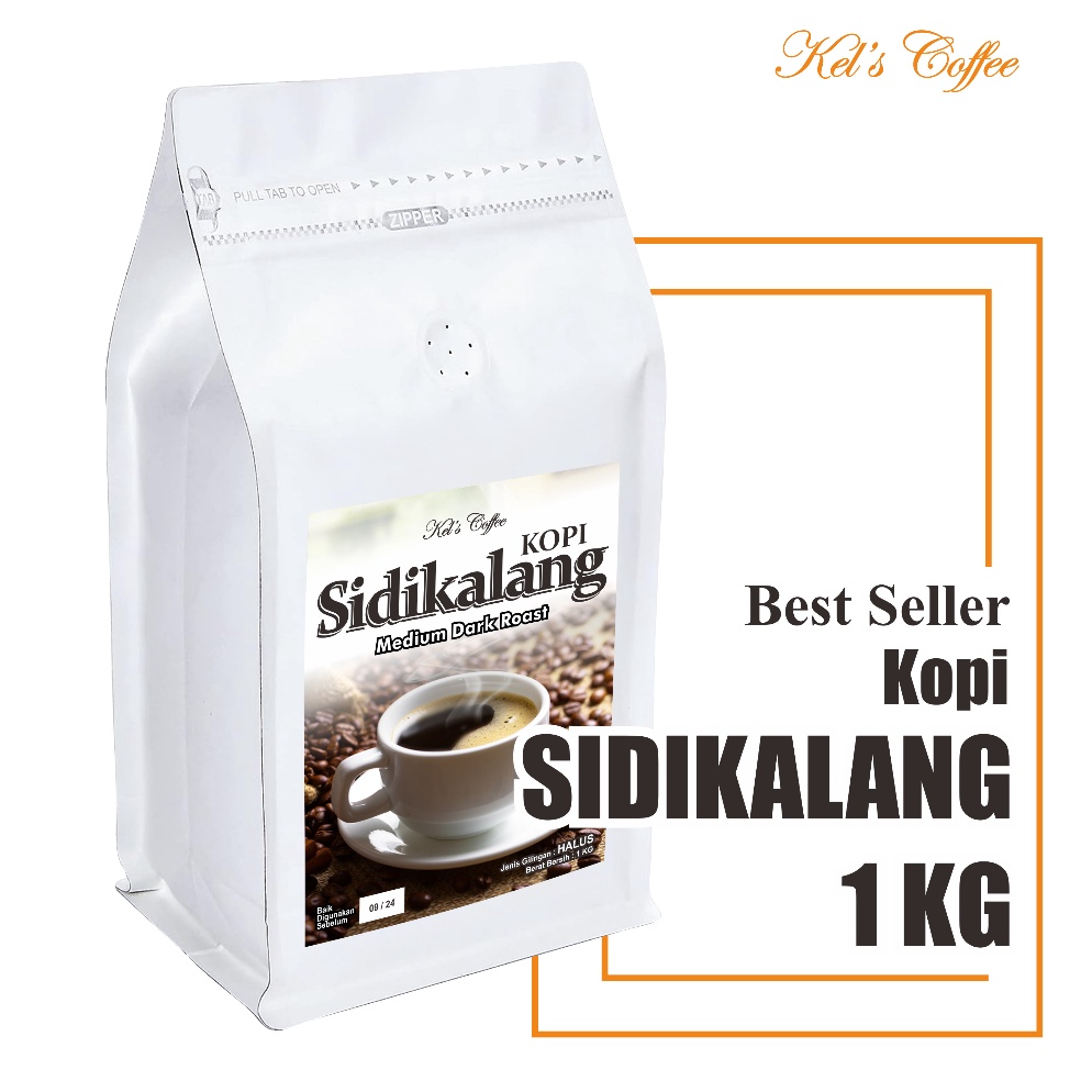 

UHRR8 Kopi Bubuk SIDIKALANG 1 KG Kels Coffee Kopi Hitam Fresh Roasted GJ