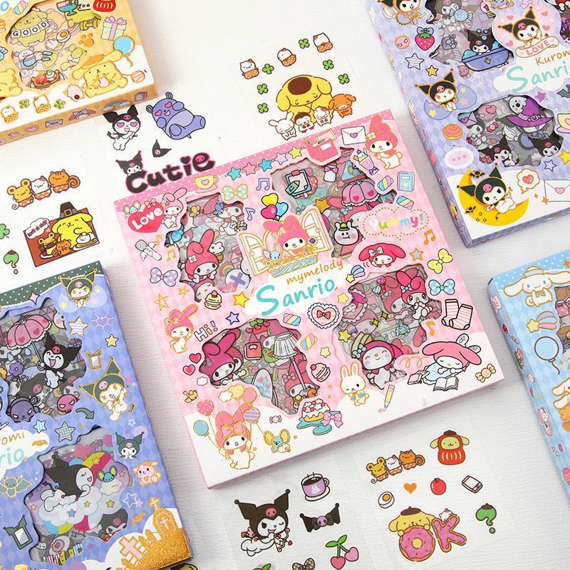 

Stiker Kuromi , melody, cinamorol / stiker karakter lucu / stiker viral