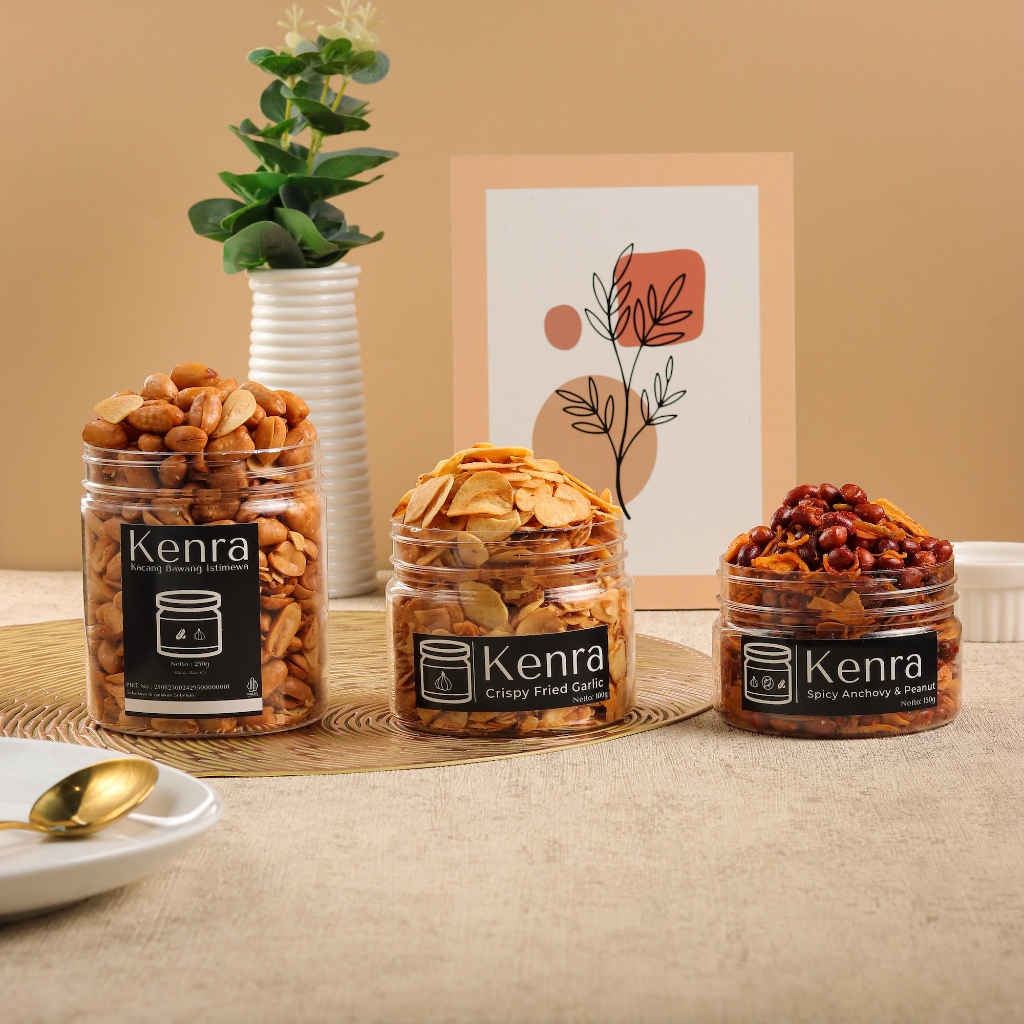 

Paket Kenra Teri Kacang, Kacang Bawang & Bawang Putih