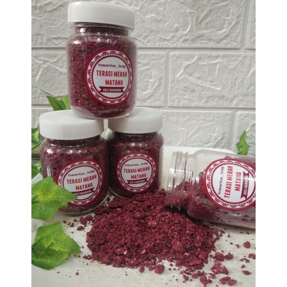 

CODEBARANG521WET terasi merah bubuk matang bisa COD Diskon