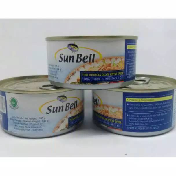 

CODEBARANG659SGI Sunbell Tuna Vegetable oil 185 gr 44