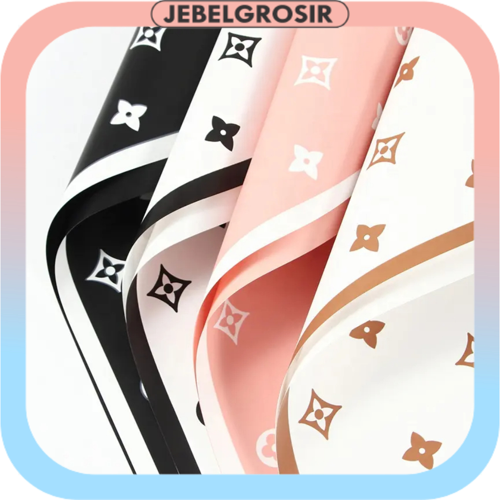 

Wrapping Paper Motif LV Cellophane Kertas Kado / Kertas Buket Bunga Ecer KB6119