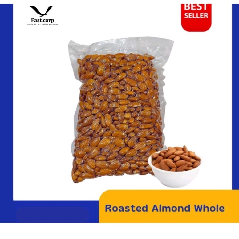 

CODEBARANG654SRA Roasted Almond Kacang Almond Panggang Grade Super 182