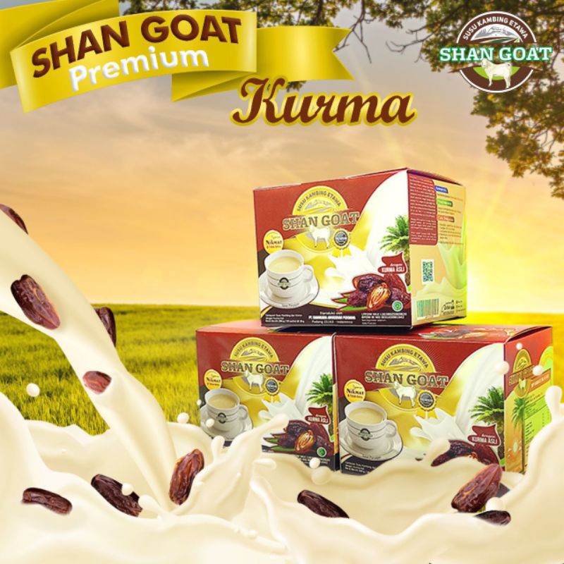 

SUSU KAMBING SHAN GOAT - SUSU KAMBING ETAWA ASLI - TIDAK AMIS | 6 Variant - 1 Box 11 Shaset | By- RHN