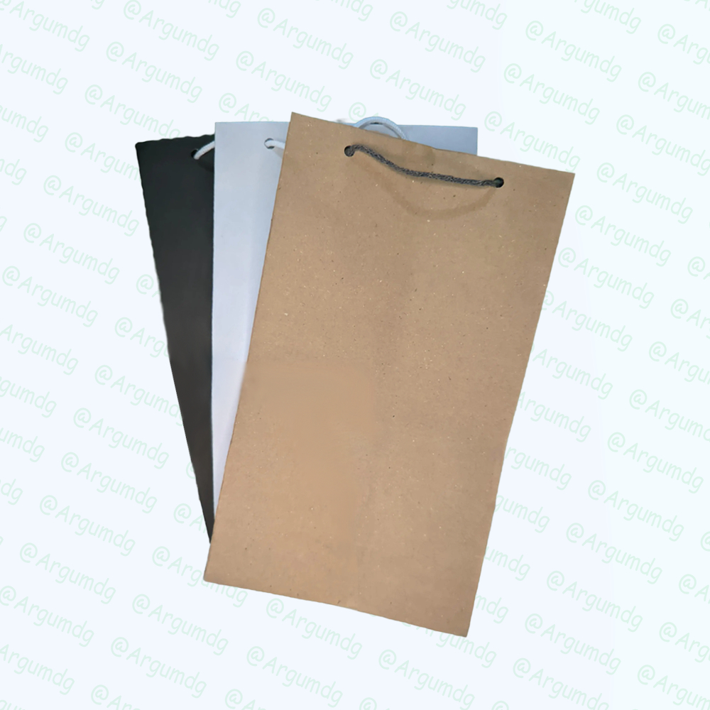 

Paper Bag 15x7x25 POLOS | PAPER BAG COKLAT | PAPER BAG HITAM | PAPER BAG PUTIH | | Tas Souvenir | Goodybag | Tas Kertas | Tas Olshop