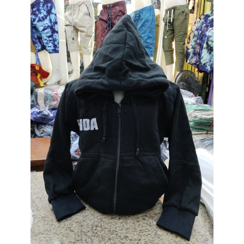 jaket resleting anak hitam