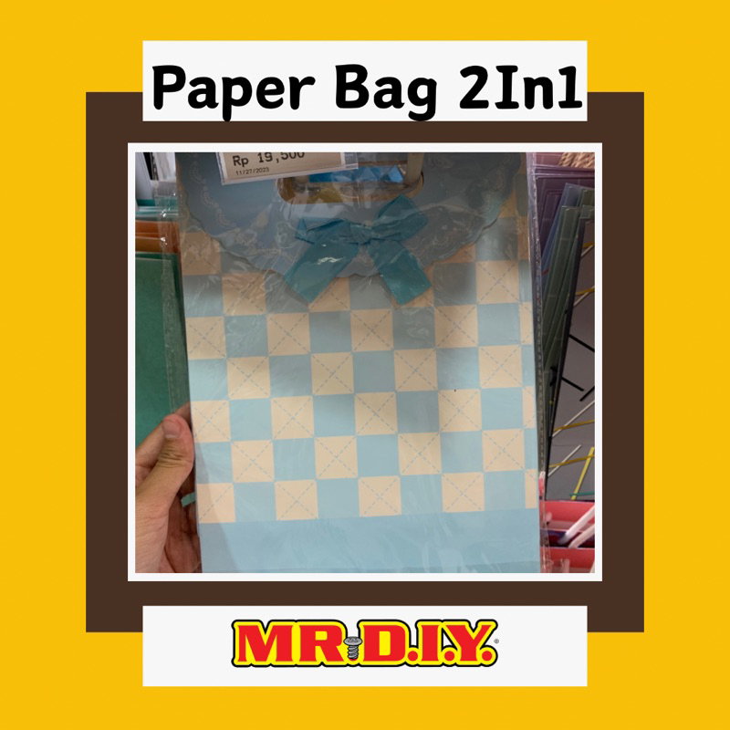 

Paper Bag 2In1 - Paper Bag - Paper Bag Kado - Paper Bag Mr. DIY