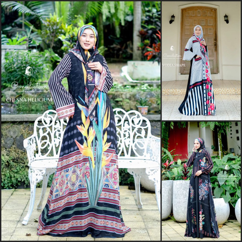 (JOZA CLOTHING) GAMIS SYARI / DRESS SET "EVODIA" BY JOZA
