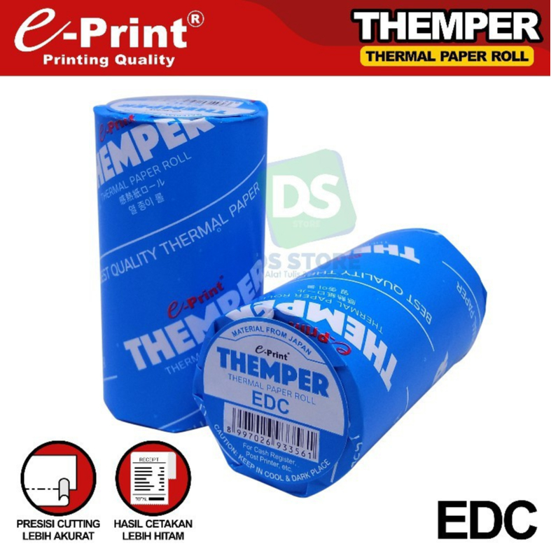 

KERTAS KASIR / THERMAL PAPER ROLL EDC 57X33 E-PRINT