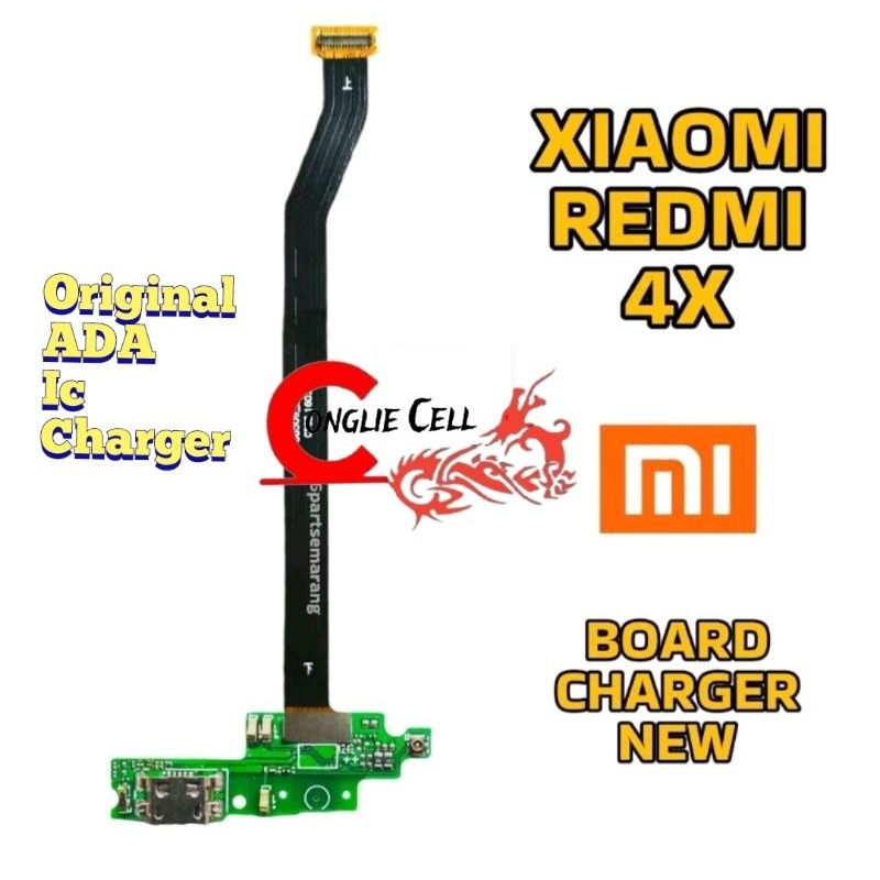 Board Charger / Papan Konektor Cas Xiaomi Redmi 4X ORIGINAL