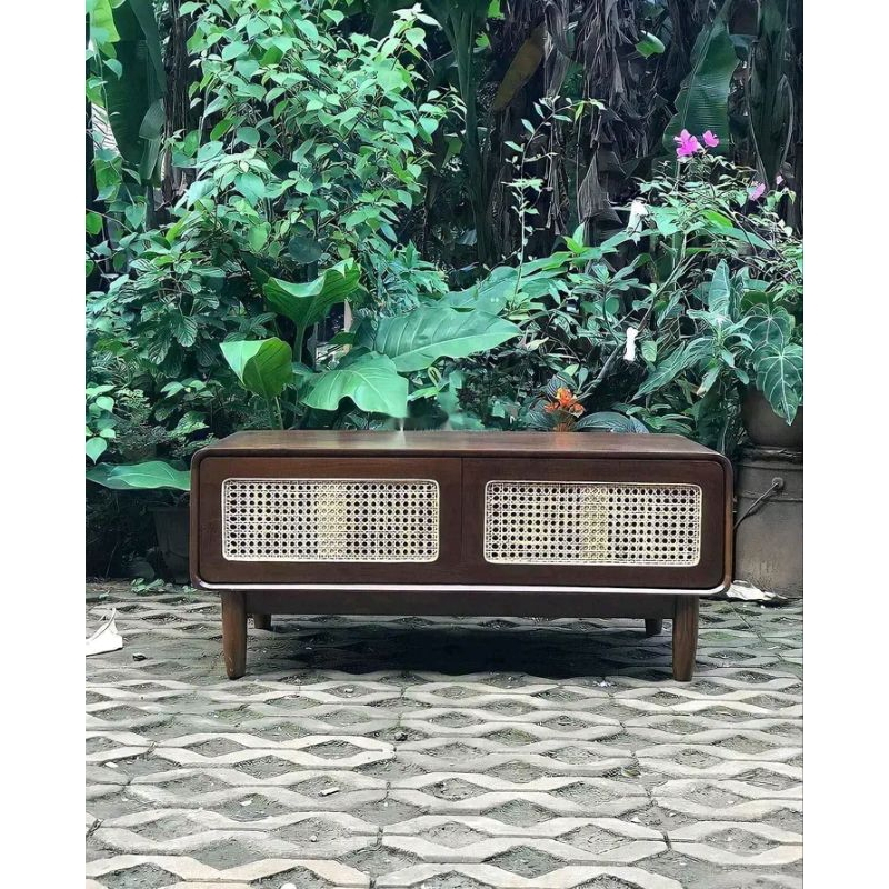 meja tamu Retro meja tamu jati tua meja tamu rotan
