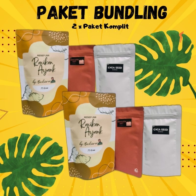 

PAKET BUNDLING 2 X RACIKAN AYANK PAKET KOMPLIT