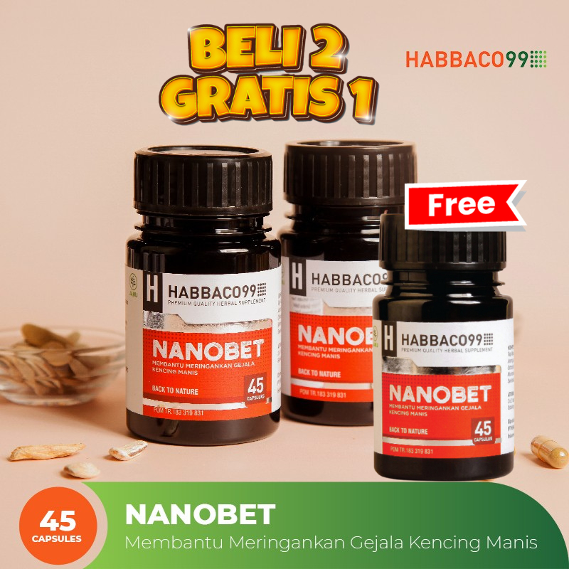 

PROMO BELI 2 GRATIS 1 HABBACO99 Membantu Menurunkan Diabetes Dan Gula Darah NANOBET 45 CAPS