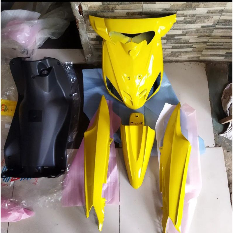 FULL BODY ALUS MIO SPORTY KUNING PLUS DEK KUNCI