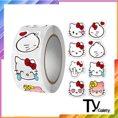 

TYG - TY153 Sticker Hello Kitty / Stiker Hiasan / Sticker Lucu / Stiker Hampers / Stiker Packing / Sticker Motif Lucu