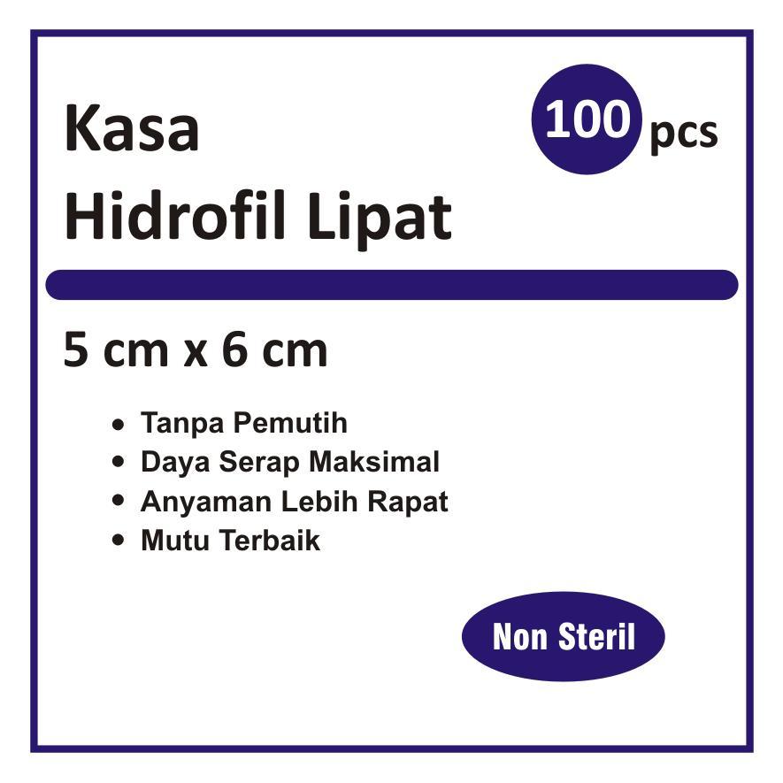 Kasa lipat uk. 5 cm x 6 cm (non steril)