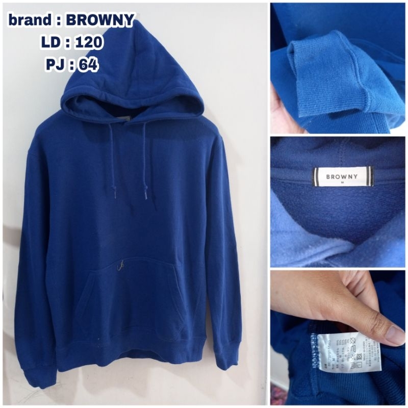 JAKET HOODIE BRAND BROWNY