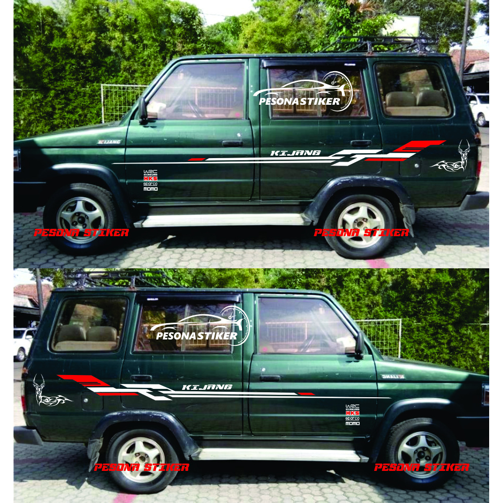 Stiker Mobil Kijang Super Stiker Body Kijang Super Stiker Kijang Super