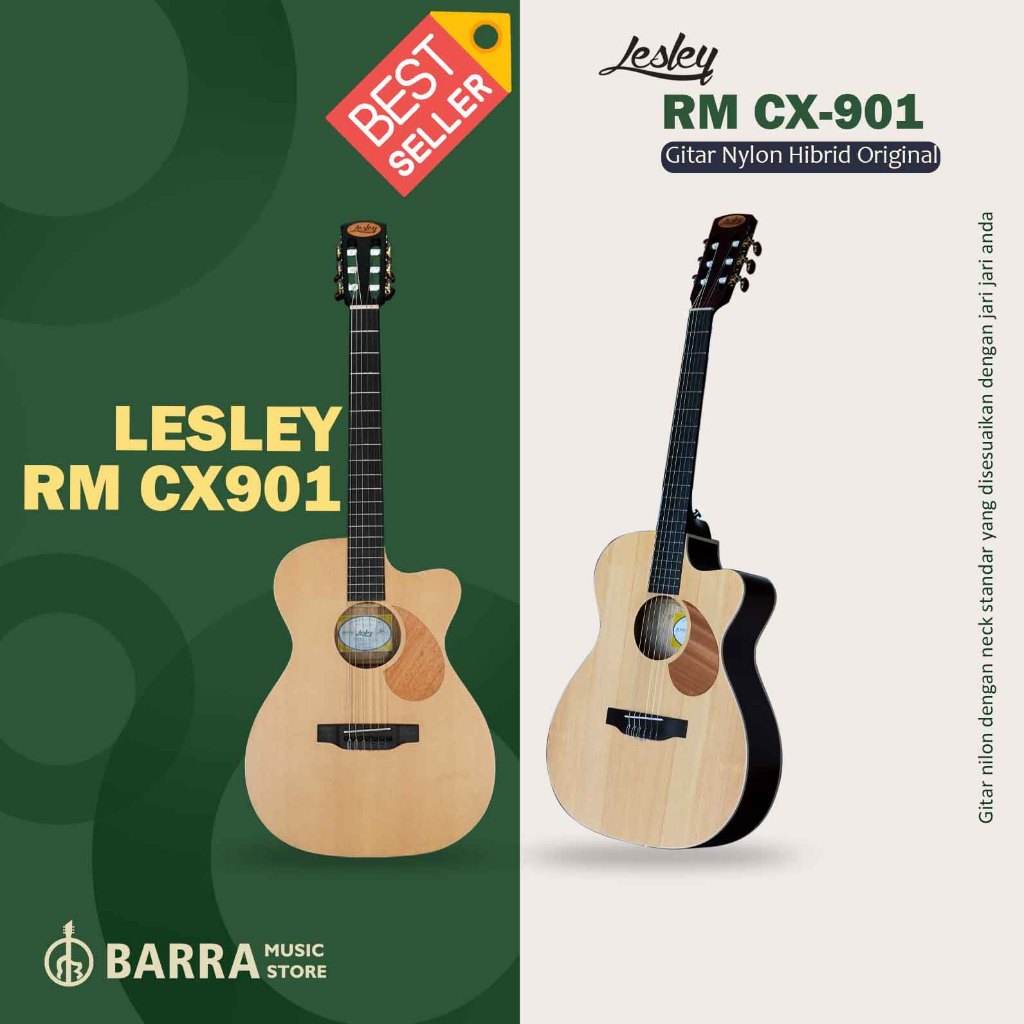 Original Gitar Lesley RM CX901 Klasik Nilon