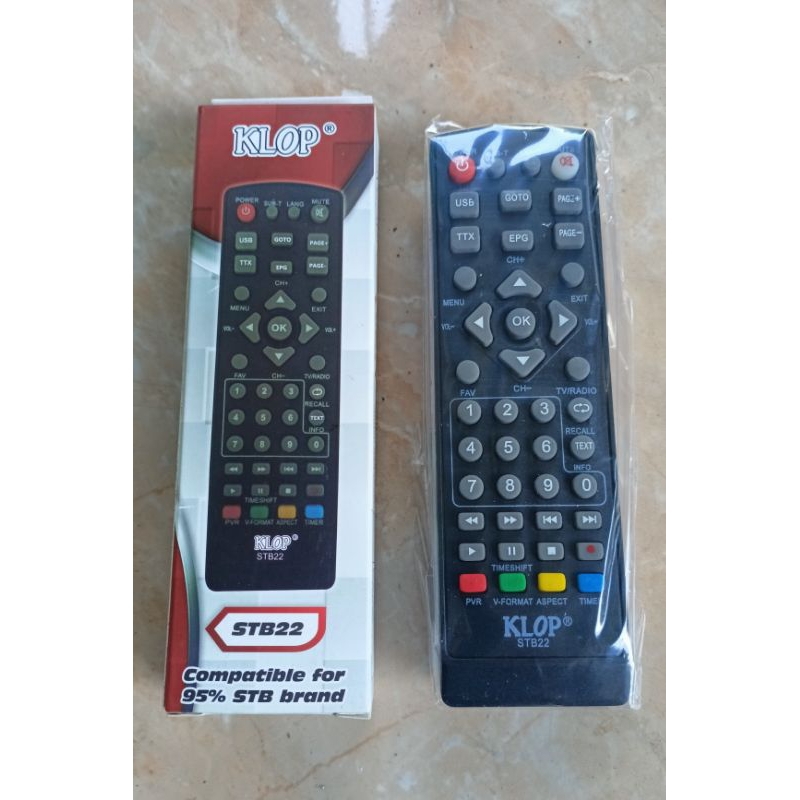 Remot multi STB DVB T2 remot set top box digital