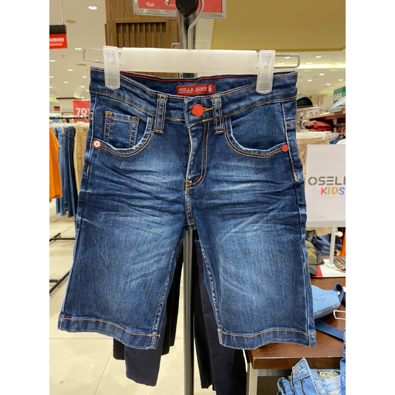 CELANA PENDEK JEANS BY OSELLA KIDS ORIGINAL 100%