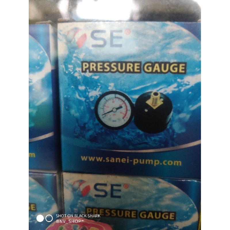 Pressure gauge compressor pompa mesin air