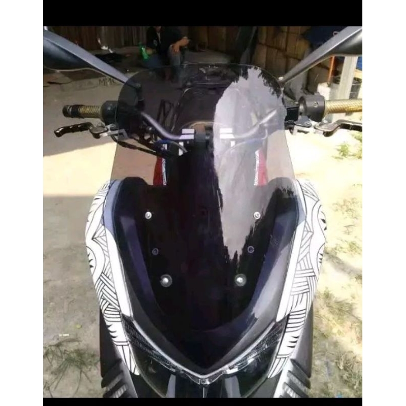 WINDSHIELD NMAX VISOR NMAX MODEL XMAX  OLD STANDAR TINGGI TEBAL 4 MILI