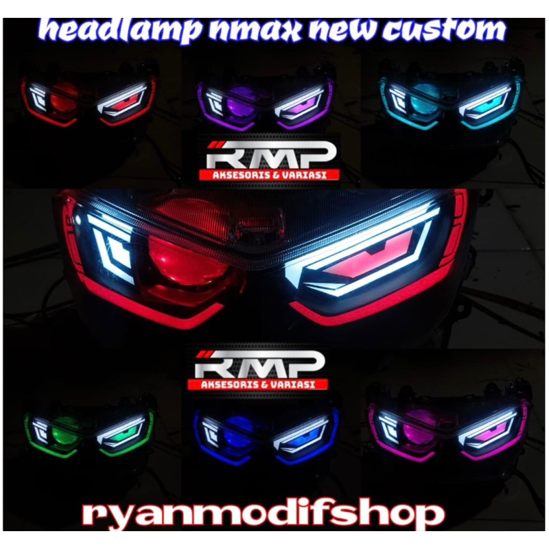 headlamp nmax new custom headlamp ORIGINAL