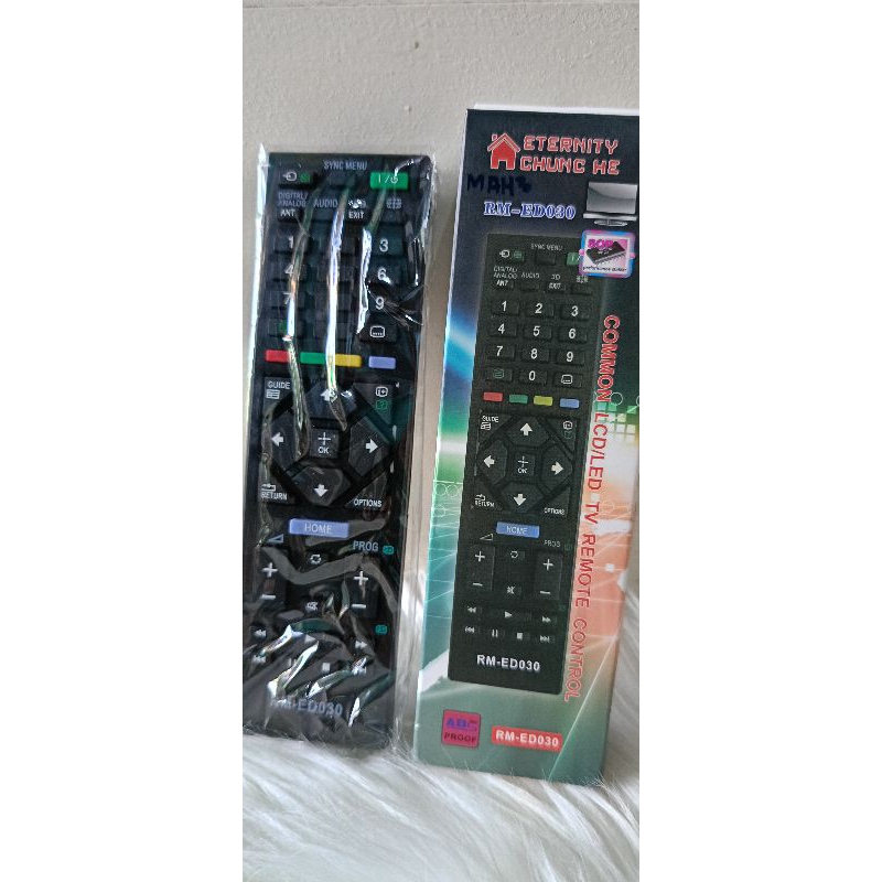 REMOT TV SONY LCD/LED BRAVIA CHUNGHE RM-ED030
