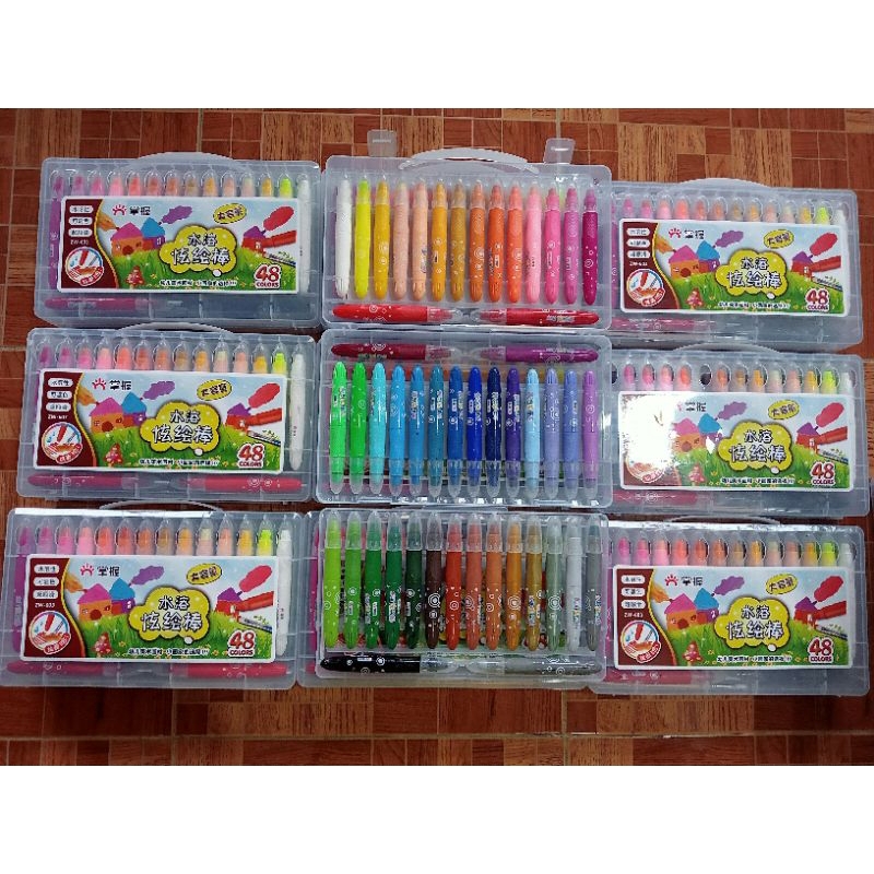 

[BUY 1 GET 1] Grasp Ulir Besar 48 warna free brushpen penebal