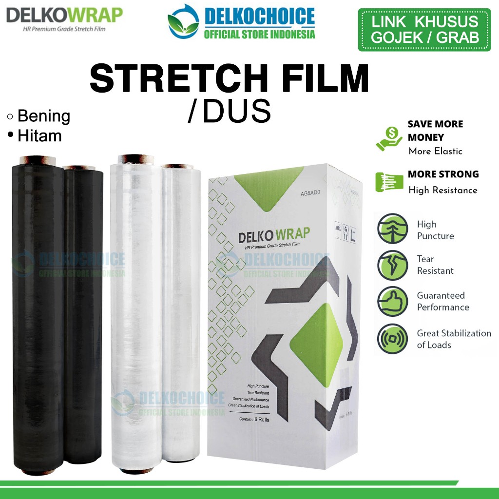 

Plastik Wrapping Stretch Film Wraping 50cm Pembungkus Barang DUS OJOL