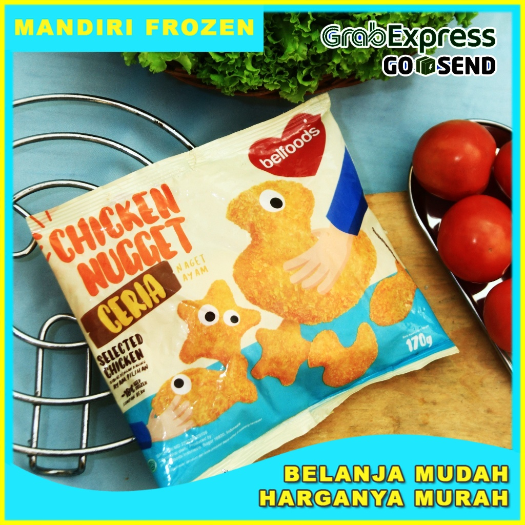 

BELFOODS Chicken Nugget Ceria 170gr - Makanan Beku Olahan