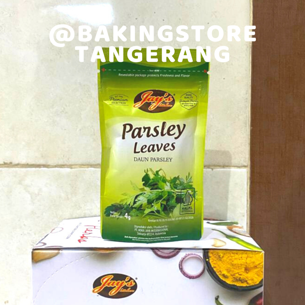 

Jay's Parsley Flakes | Daun Parsley Kering 4 Gr